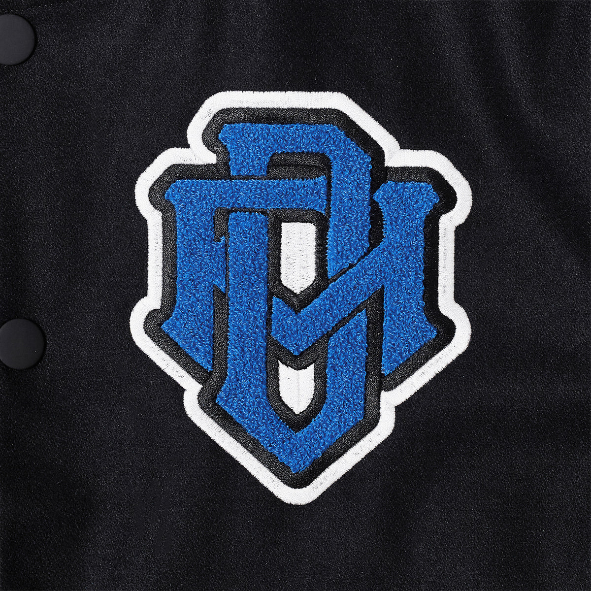 DFM BLUE VARSITY JACKET | DFM STORE