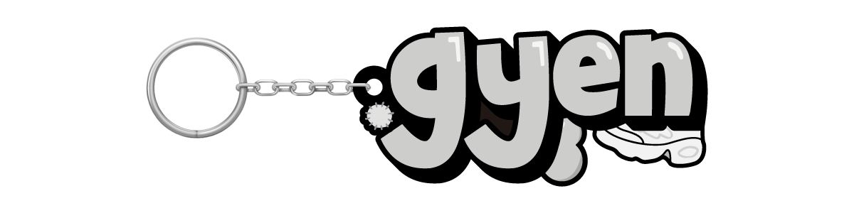 NAME RUBBER KEYCHAIN