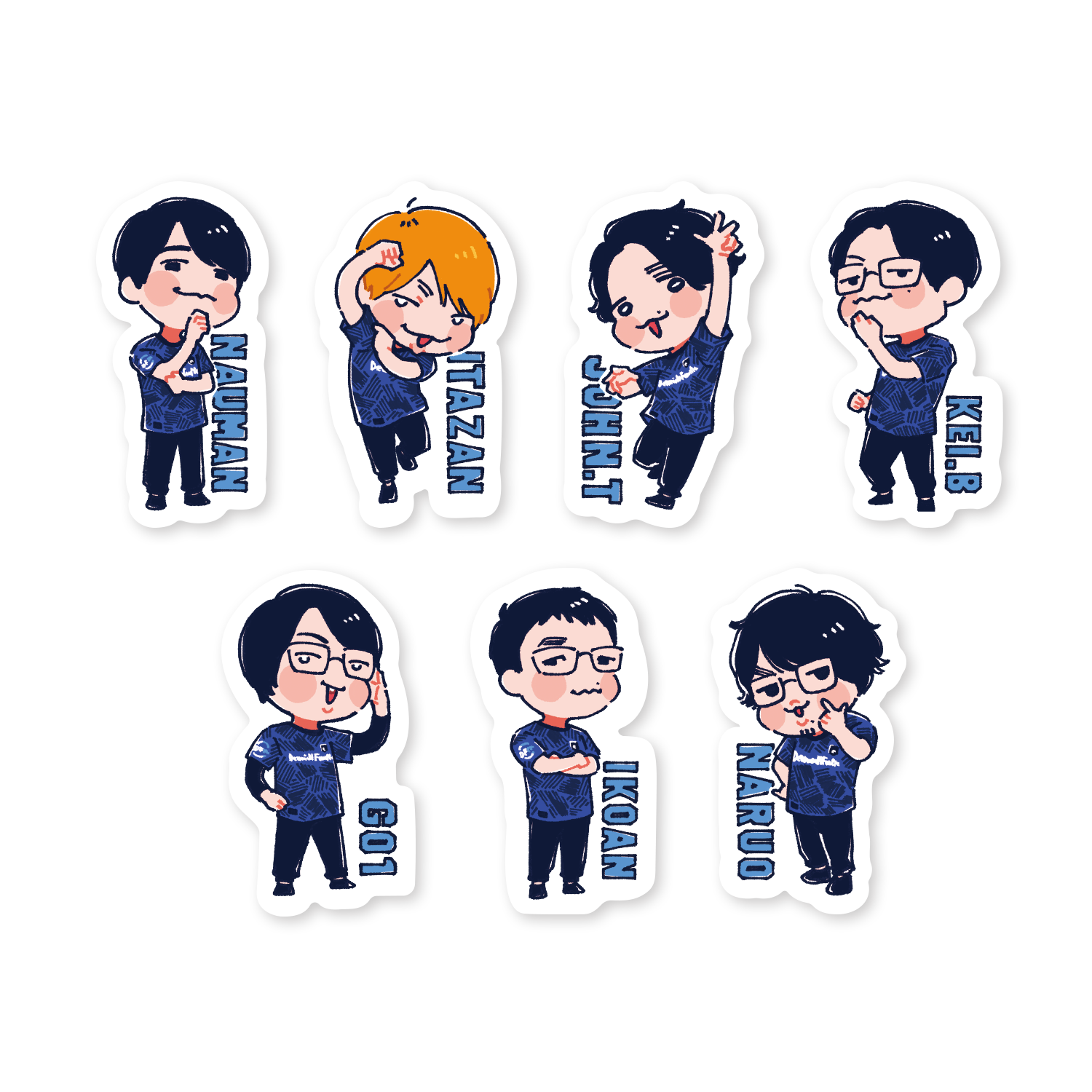 STICKER SET’26 SUMMER FIGHTING GAME Div.