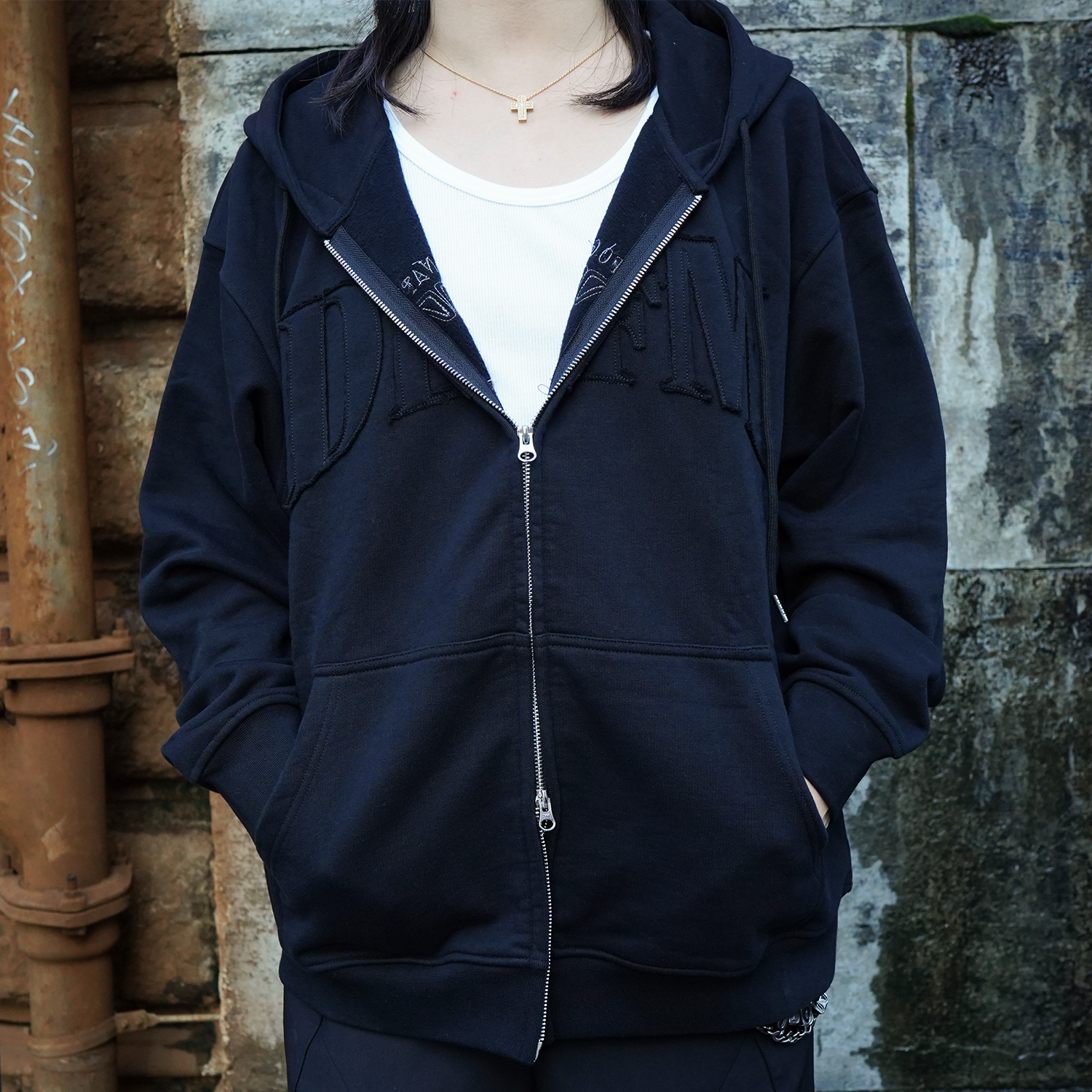 DFM DOUBLE ZIP HOODIE