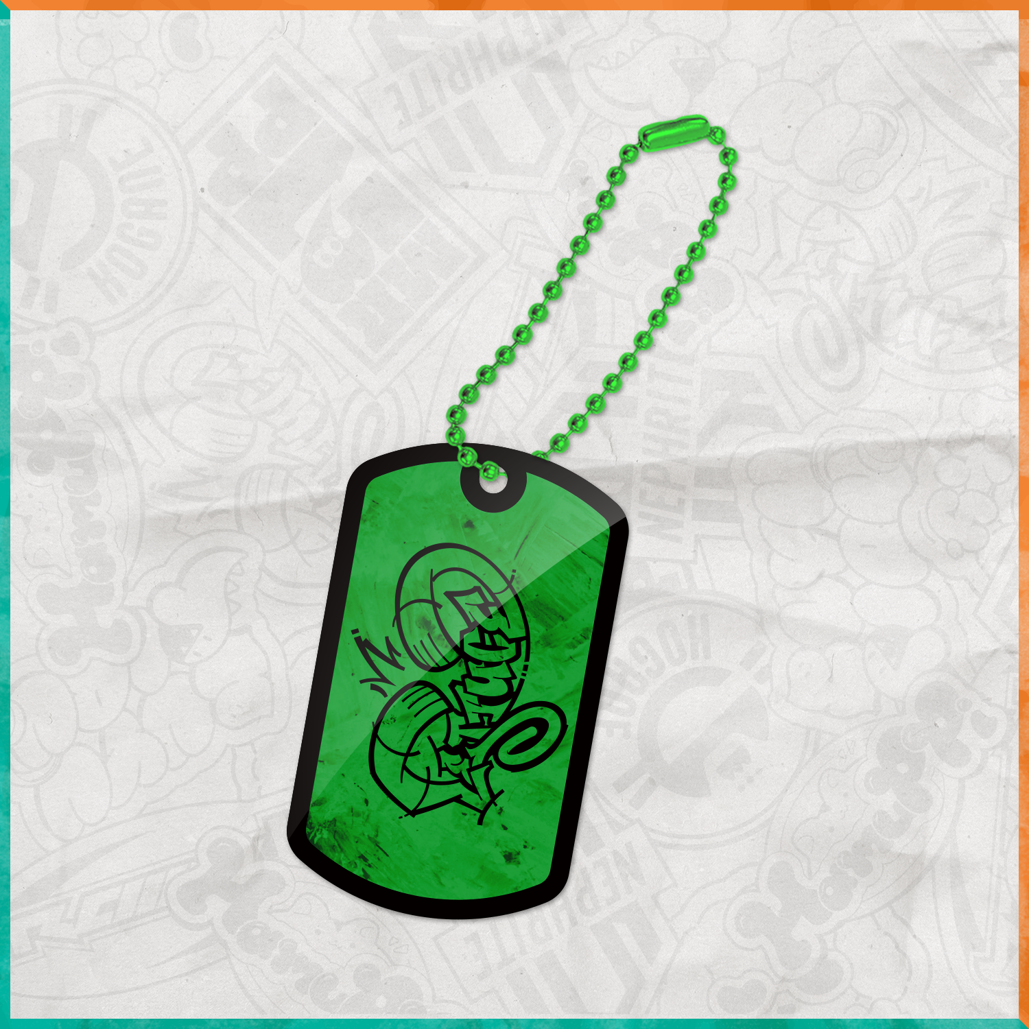 SIGNATURE TAG ACRYLIC KEYCHAIN（RANDOM）