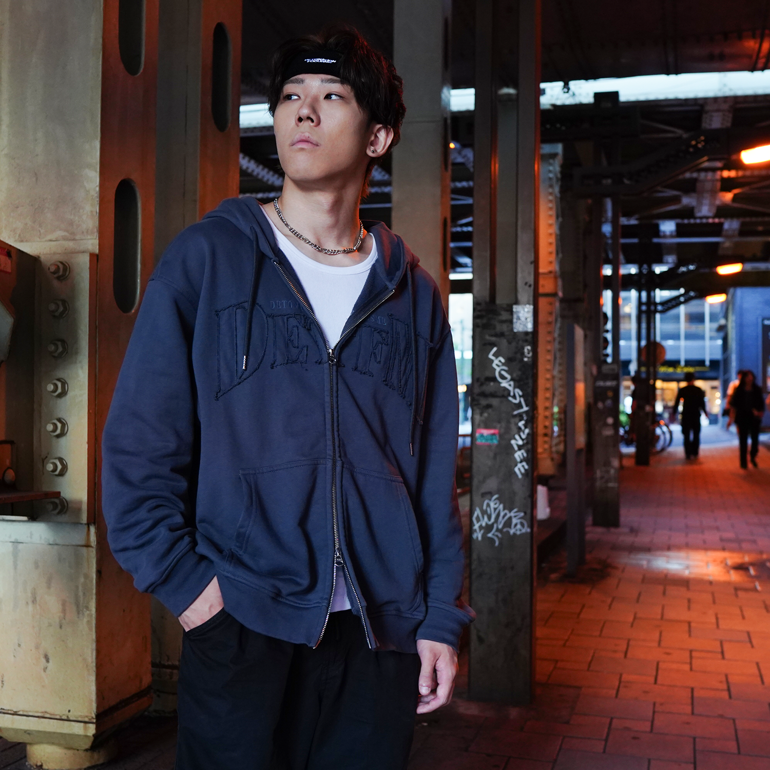 DFM DOUBLE ZIP HOODIE