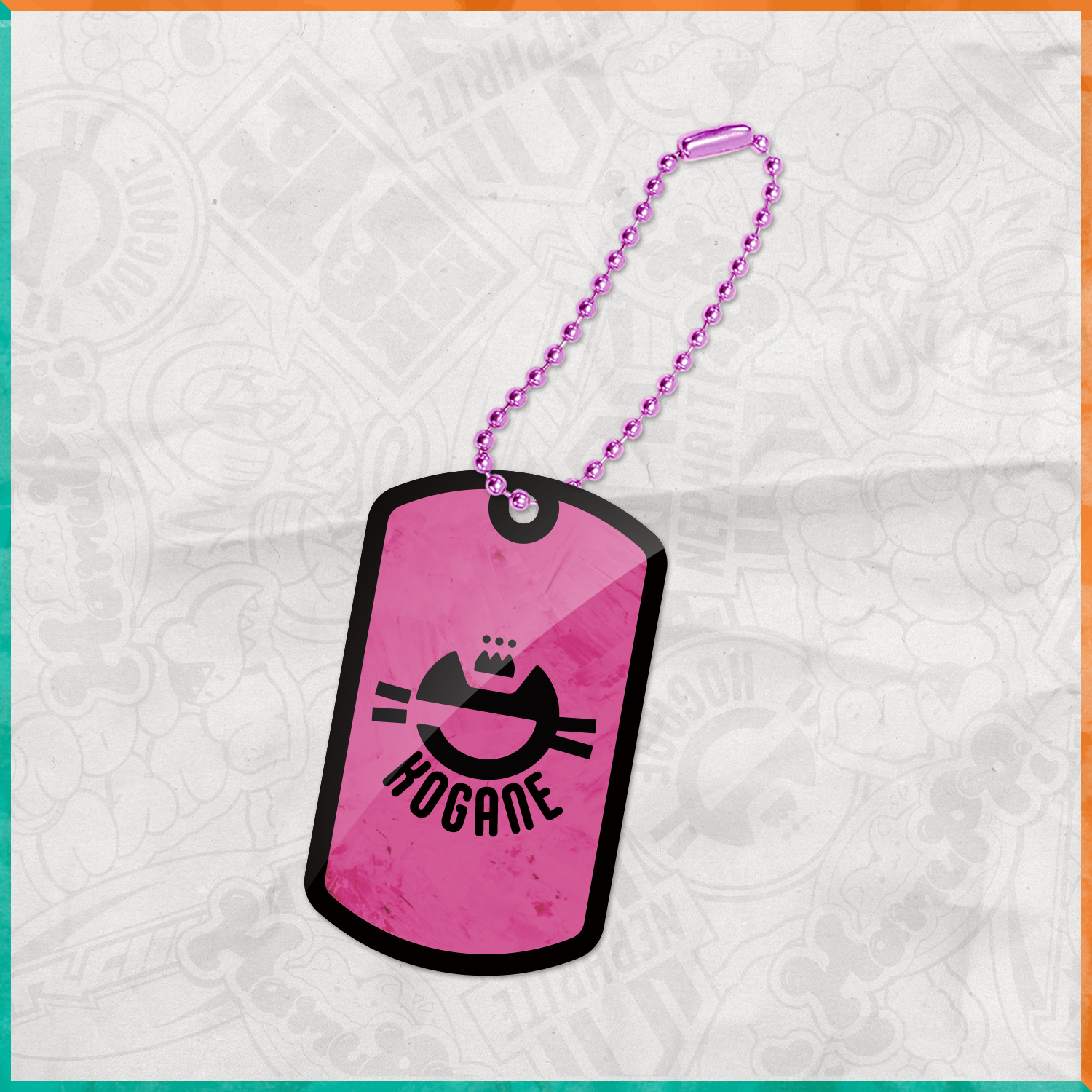 SIGNATURE TAG ACRYLIC KEYCHAIN（RANDOM）