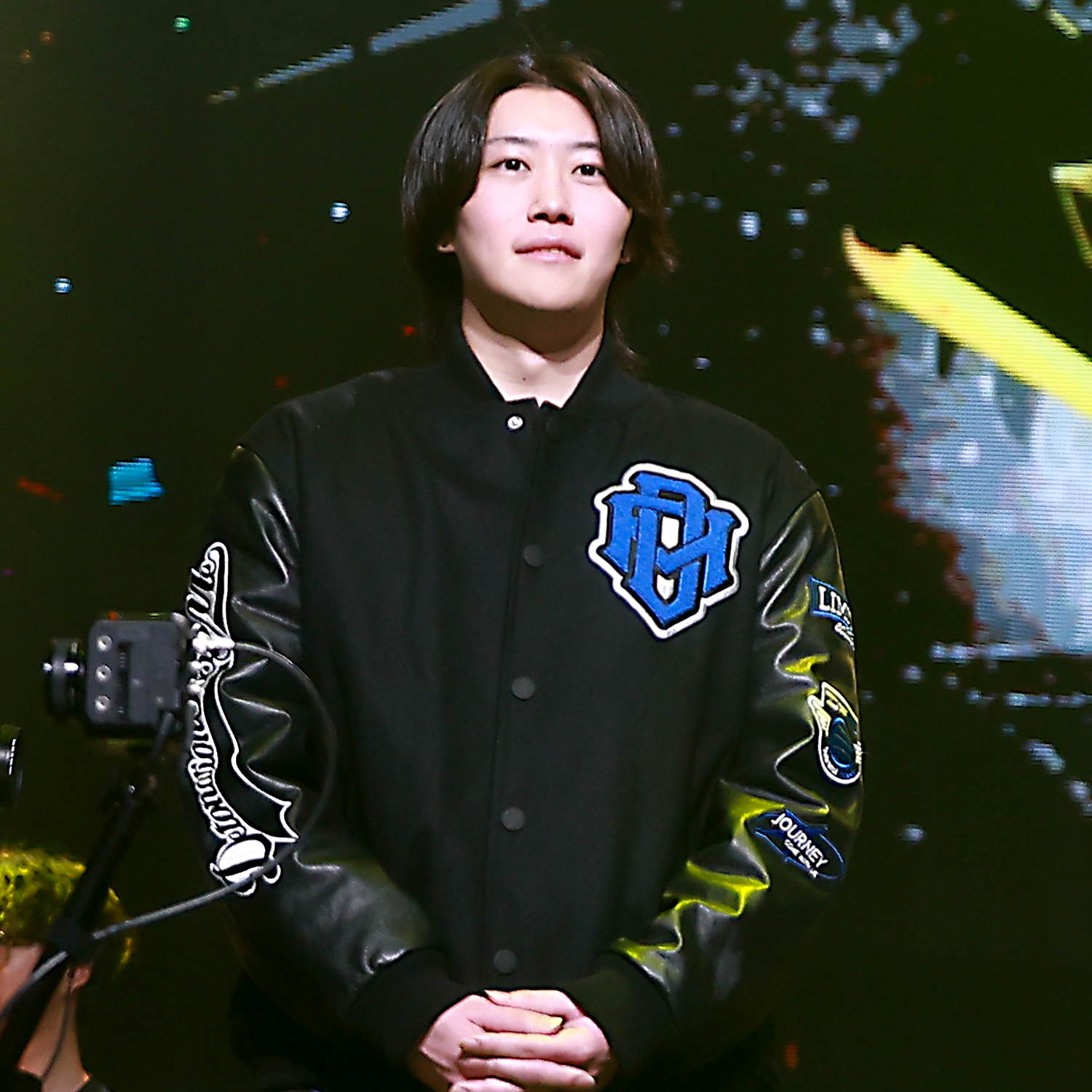 DFM BLUE VARSITY JACKET