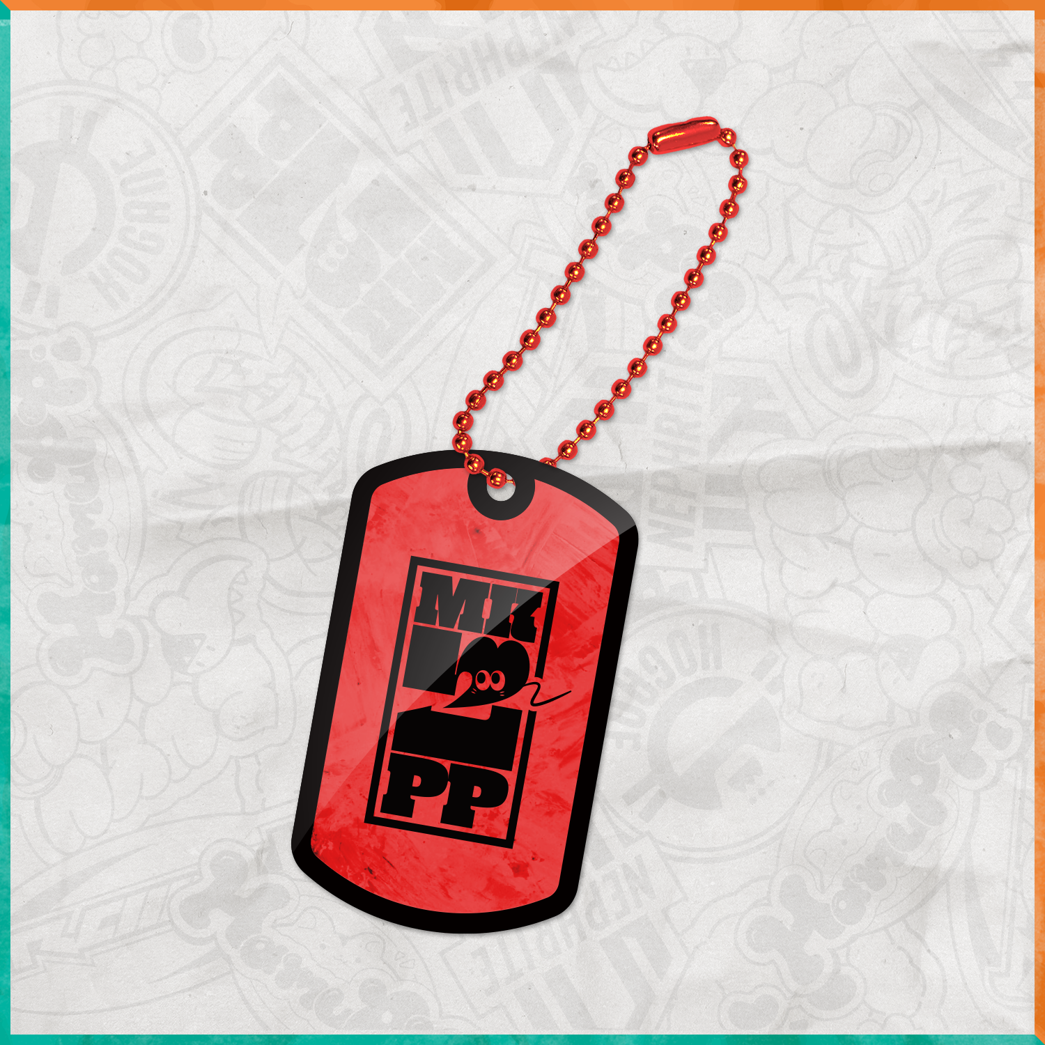 SIGNATURE TAG ACRYLIC KEYCHAIN（RANDOM）