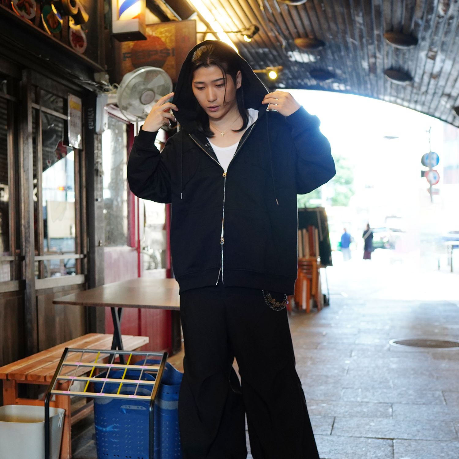 DFM DOUBLE ZIP HOODIE