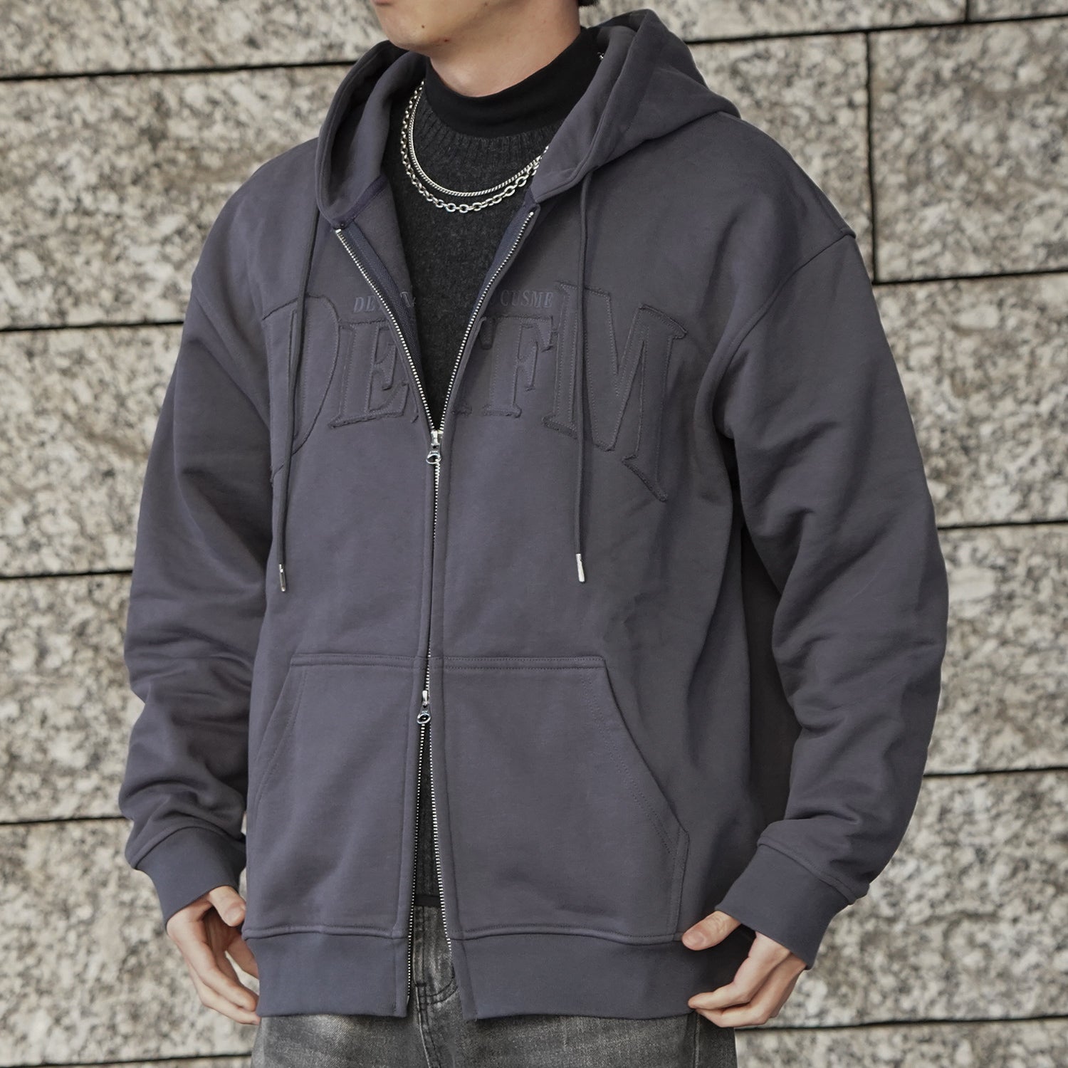 DFM DOUBLE ZIP HOODIE