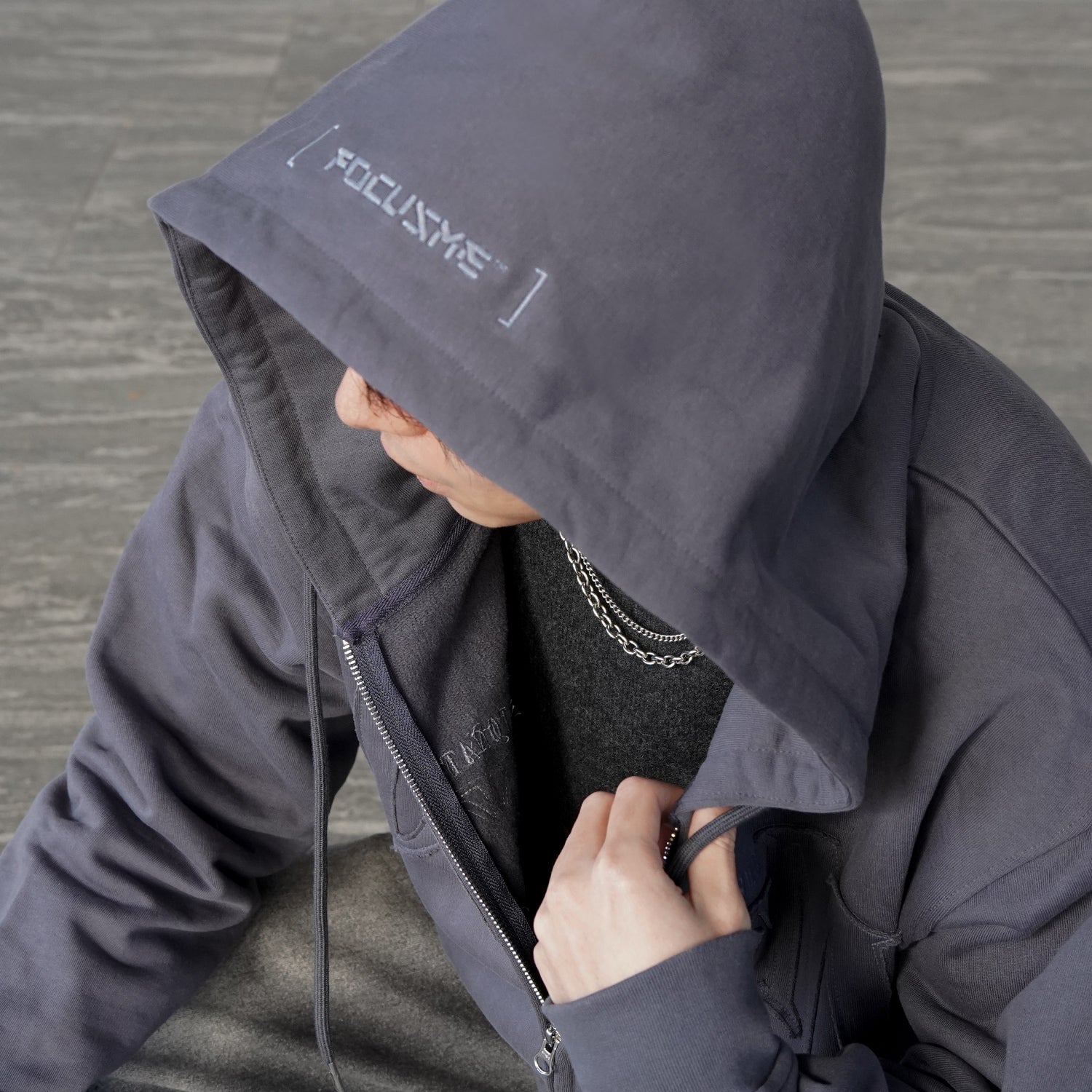 DFM DOUBLE ZIP HOODIE