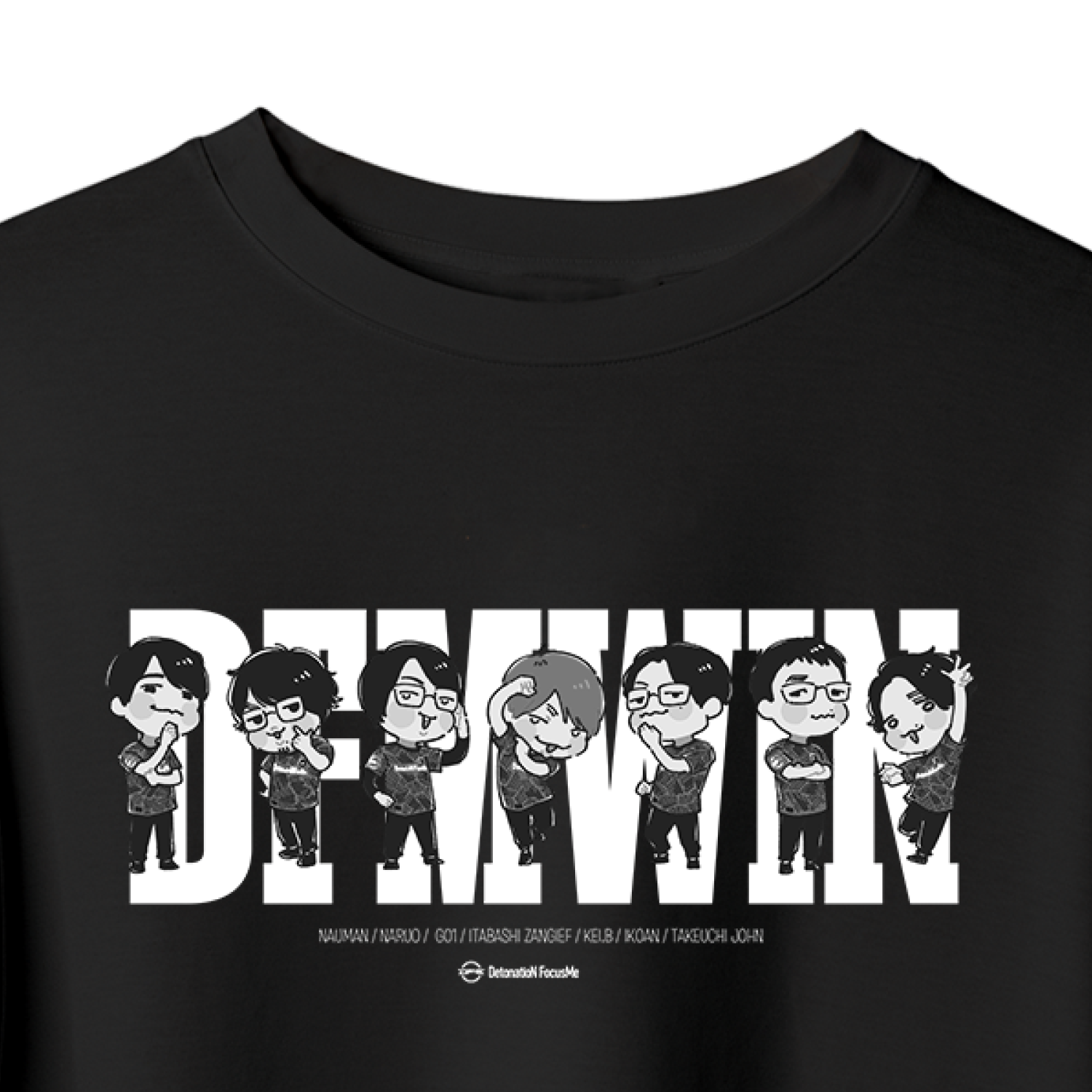 MINI CHARACTER TEE FIGHTING GAME Div.