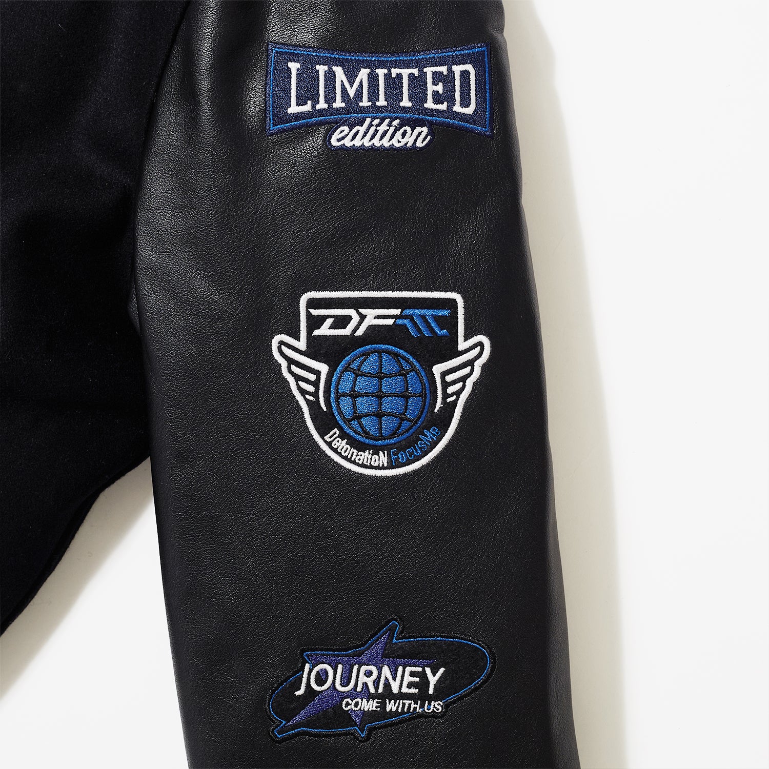 DFM BLUE VARSITY JACKET