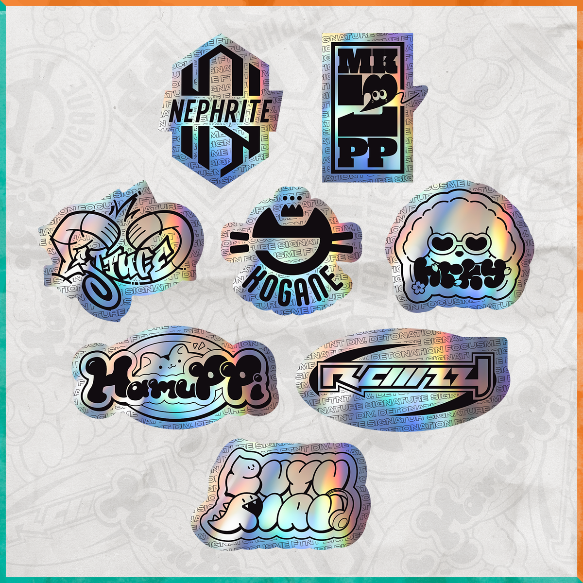 SIGNATURE TAG STICKER | DFM STORE