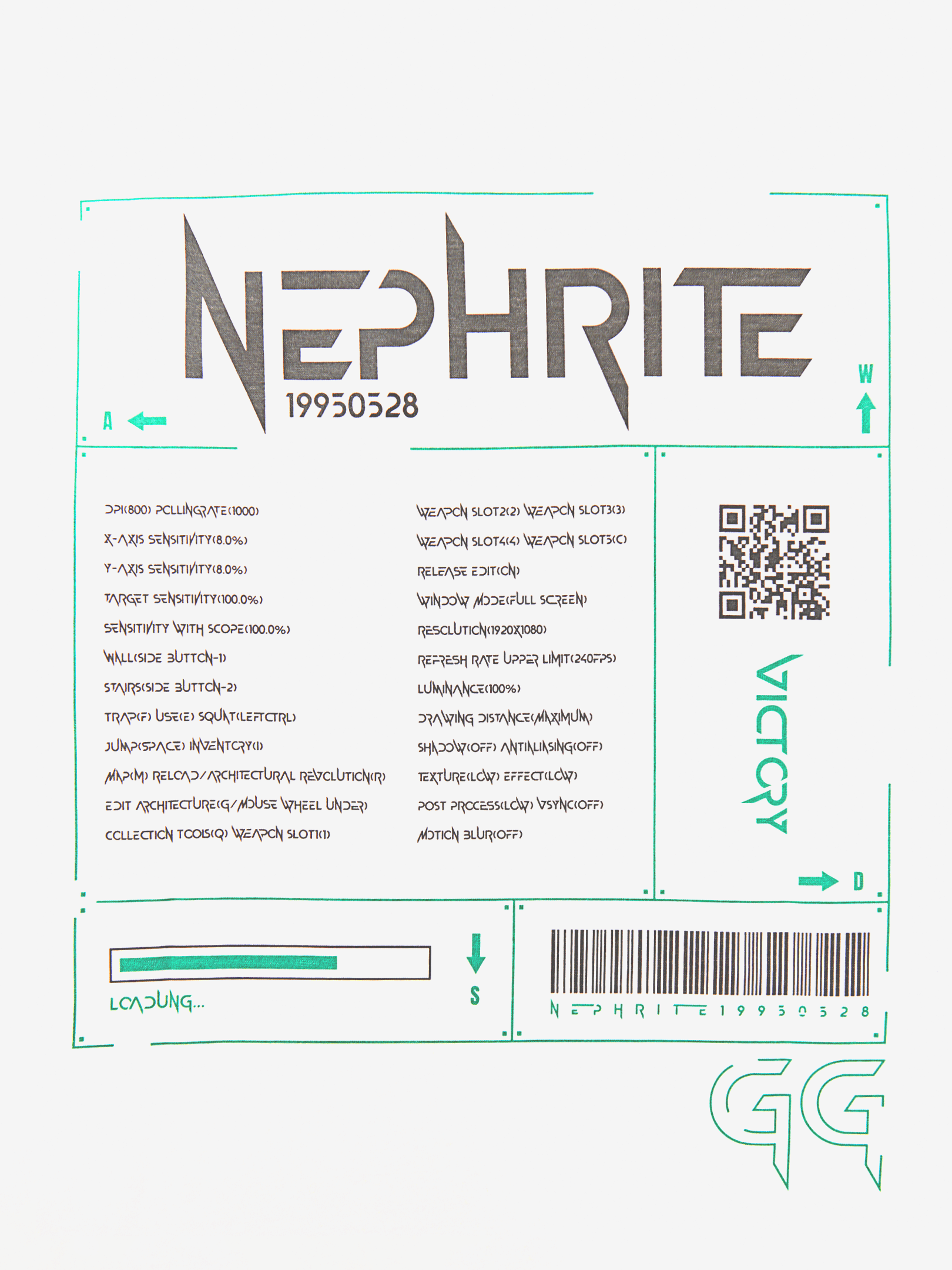NEPHRITE × NEPHRITE TEE